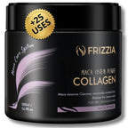 Frizzia COLLAGEN Hair Mask hair mask for damaged hair deep conditioning hair mask hydrating hair mask hair mask for DRY HAIR hair repair treatment for damaged hair. 16.9oz 500ml
